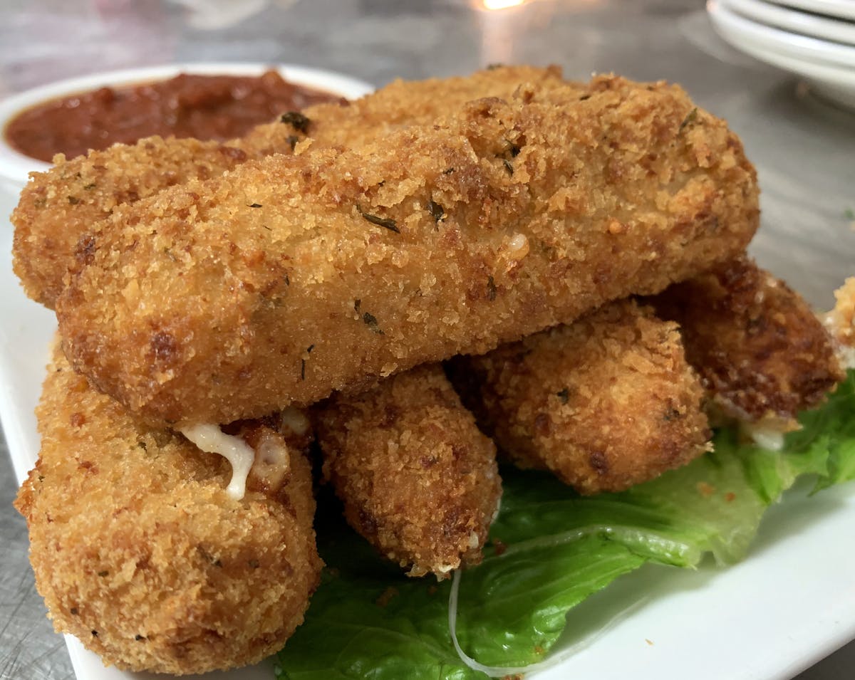Close-up of Cheese Sticks